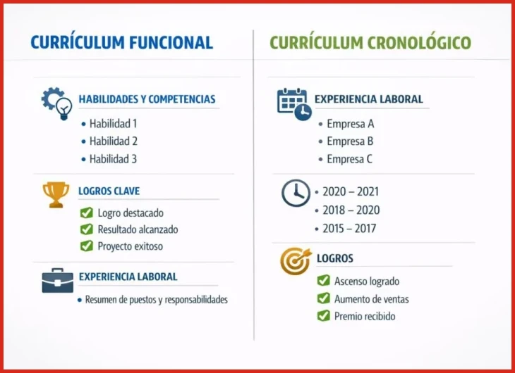 ¿¿Qué es un currículum vitae funcional y cuándo conviene usarlo??